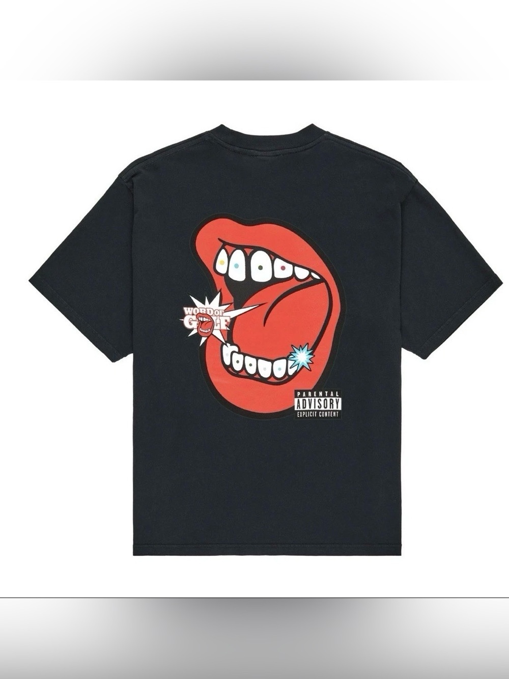 Golf Wang Word Of Golf Black Tee Large